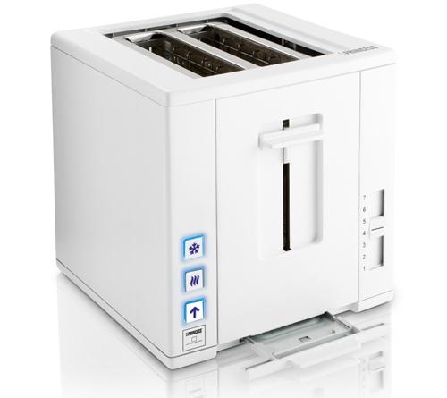 Princess Compact4All - Broodrooster - elektrisch - 2 plak - 2 Slots - wit
